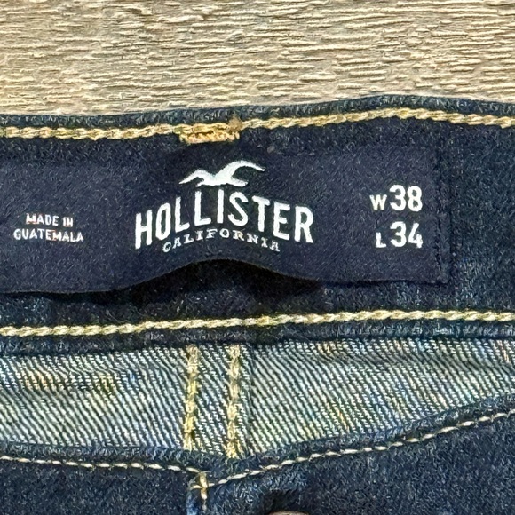 Hollister Men's Dark Blue Jeans - Picture 5 of 5
